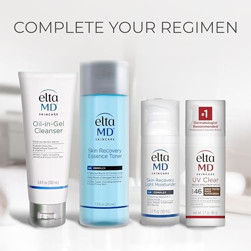 EltaMD UV Clear Tinted Face Sunscreen, SPF 46 Oil- Free with Zinc Oxide, Dermatologist Recommended