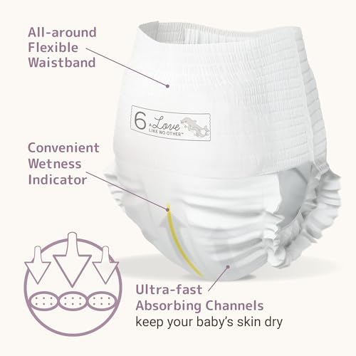 Bambo Nature Hypoallergenic Training Pants, Eco-Labelled Training Pants, Totally Chlorine-Free, Skin Friendly - Size 6 (95 Count)