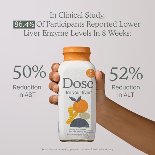 for Your Liver Cleanse Detox & Repair, Organic Milk Thistle Supplement with Turmeric, Dandelion, Ginger, and Orange, Promotes Optimal Liver Function,16oz Bottle, 6 Pack (6 Week Supply)