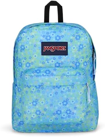 JanSport SuperBreak One Backpacks - Durable, Lightweight Bookbag with 1 Main Compartment, Front Utility Pocket with Built-in Organizer - Premium Backpack, Baby Blossom Blue