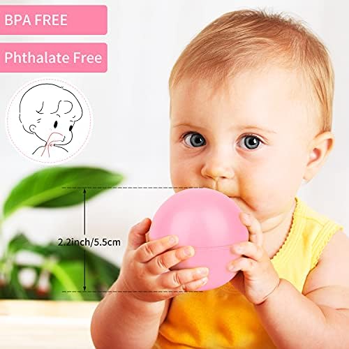 Ball Pit Balls Phthalate Free BPA Free Crush Proof Plastic - 7 Bright Colors in Reusable Play Toys for Kids with Storage Bag