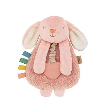 Itzy Ritzy Bunny Lovey Bundle - Includes Pink Bunny Lovey & Taupe Bunny Lovey