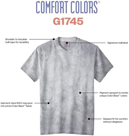 Comfort Colors Adult Heavyweight Short Sleeve Tee, Style G1717/G1745, Multipack