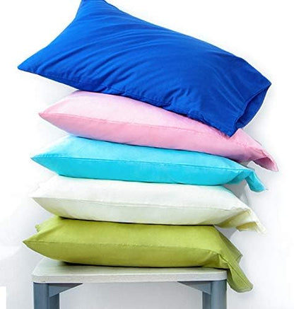 FLXXIE 6 Pack Microfiber Queen Pillowcases, Ultra Soft and Wrinkle, Fade Resistant Pillow Cases with Envelope Closure, 20x30 Inches, White