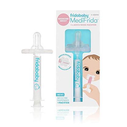 Frida Baby MediFrida The Accu-Dose Pacifier Baby Medicine Dispenser + Baby Nasal Aspirator NoseFrida The Snotsucker