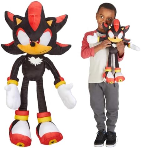 Franco Sonic Shadow The Hedgehog Anime Kids Bedding Super Soft Plush Cuddle Pillow Buddy, One Size, (Officially Licensed Product)