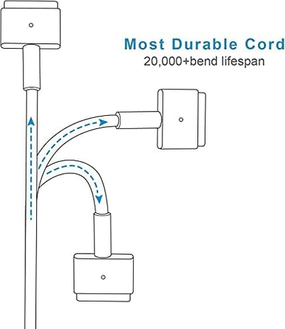 Mac Book Pro Charger 85W(T-Tip) Power Adapter, Replacement for Mac Book Air/Pro with 13/15-inch Retina Display-(Between 2012-2017)