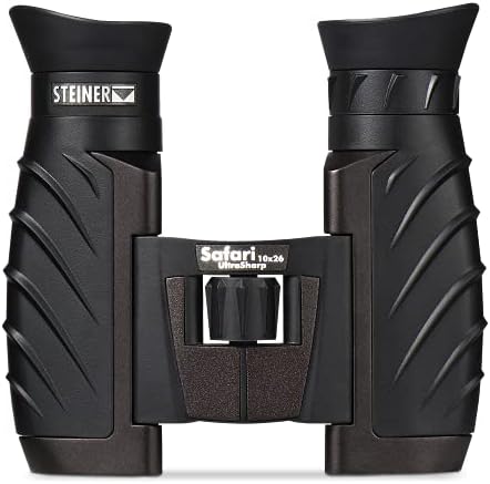 Steiner Safari UltraSharp Binoculars Compact Lightweight Performance Outdoor Optics, 10x26 & Sawyer Products SP564 Premium Insect Repellent with 20% Picaridin, Lotion, 4-Ounce