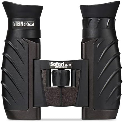 Steiner Safari UltraSharp Binoculars Compact Lightweight Performance Outdoor Optics, 10x26 & Sawyer Products SP564 Premium Insect Repellent with 20% Picaridin, Lotion, 4-Ounce