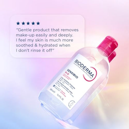 Bioderma - Sensibio - H2O Micellar Water - Makeup Remover Cleanser - Face Cleanser for Sensitive Skin