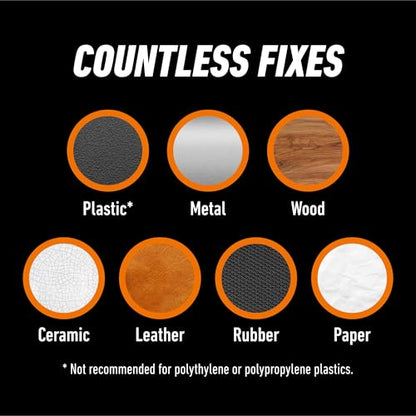 Gorilla Super Glue with Brush & Nozzle Applicator, Clear Glue, 12 Gram (Pack of 24) - All Purpose and Fast Setting for Projects and Repairs