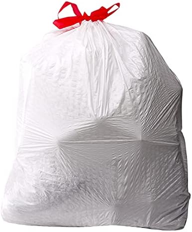 Amazon Basics Flextra Tall Kitchen Drawstring Trash Bags, Fresh Scent, 13 Gallon, 120 Count