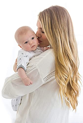 SwaddleDesigns Transitional Swaddle Sack, Arms Up Half-Length Sleeves & Mitten Cuffs, Swaddle for Newborn Transition to Baby Sleep Sack Wearable Blanket, 0-3 month, 6-14 lb, Heavenly Floral Pink