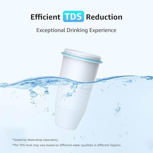 AQUA CREST NSF/ANSI 53 Certified Multiple-Stage Replacement Water Filters, Replacement for ZR-017 Pitcher Filters and Dispenser Filters, Reduce TDS, PFOA/PFOS, Chlorine, Bad Taste and Odor, 4 Packs