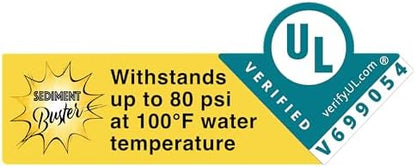 Water Heater Tool UL Verified V699054 – Flushes, Cleans, Drains, Breaks Up Sediment Clogs from Electric or Gas Water Heaters – Easy to Use