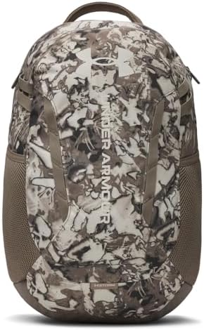 Under Armour Hustle 6.0 Backpack, Taupe Dusk/Taupe Dusk/Summit White, One Size
