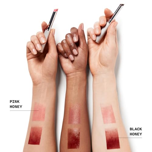 Clinique Almost Lipstick Tinted Lip Balm in 2 Iconic Shades Black Honey and Pink Honey | Sheer + Lightweight