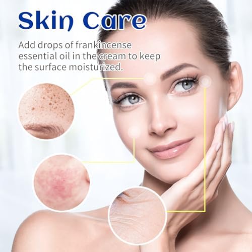 HIQILI 16 Fl Oz Frankincense Essential Oil, for Massage Skin Care, Diffuser, Aromatherapy, 100% Pure Undiluted