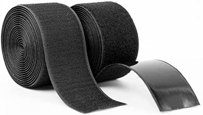 Art3d 10ft x 2 in. Hook and Loop Rolls Sticky Back, Double-Sided Adhesive Strip,Heavy Duty