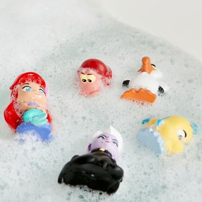 Disney Store Girl's Bath Set (Little Mermaid) - Kids Bath Accessories with Beloved Disney Characters - Colorful and Fun Bath Time Essentials for Kids - Suitable for All Ages