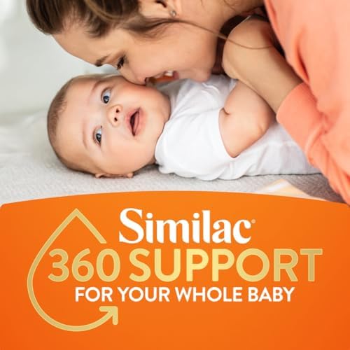 Similac 360 Total Care Sensitive Infant Formula for Fussiness & Gas Due to Lactose Sensitivity, Has 5 HMO Prebiotics, Non-GMO, Baby Formula Powder, 20.1-oz Tub