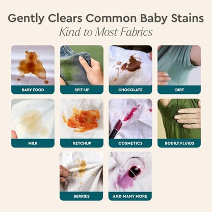 Puracy Liquid Baby Laundry Detergent - 1,4 Dioxane Free, Natural, Scent-Free Gentle Laundry Detergent Liquid Concentrate Laundry Pouch with Stain Fighting Enzymes (Baby- Free & Clear, 16oz)