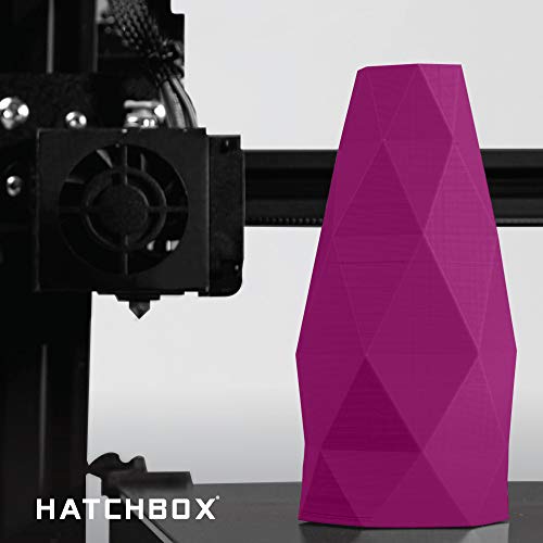 HATCHBOX 1.75mm Purple PLA 3D Printer Filament, 1 KG Spool, Dimensional Accuracy +/- 0.03 mm, 3D Printing Filament