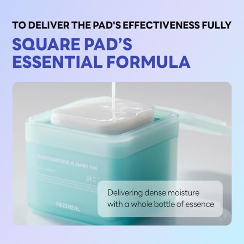 MEDIHEAL Madecassoside Toner Pads [Disney Pixar Edition] - Centella Asiatica to Improve Uneven Skin Tone - Vegan Face Gauze, Full size 100 + Refill 100 (200 pads)