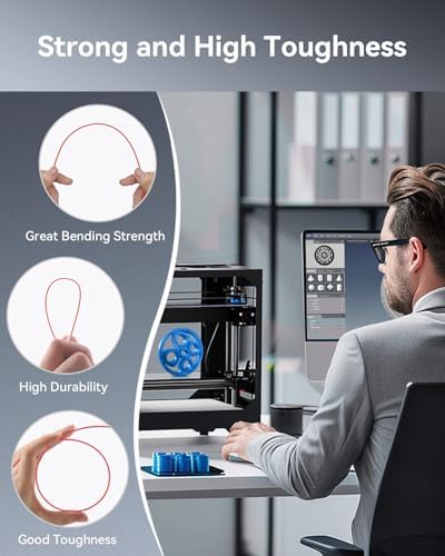 SUNLU 3D Printer Filament PETG Filament 1.75mm, Less Stringing Good Layer Adhesion High Toughness, PETG Filament 1.75 ±0.02mm, 1kg Spool(2.2lbs), Pink