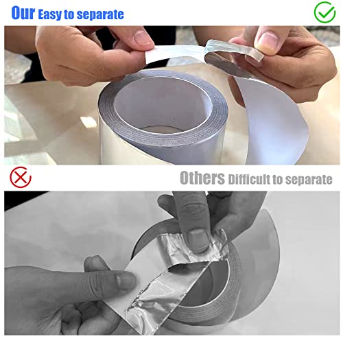 Romeda Aluminum Tape, 2 Inch x 164 Feet, Silver, 3.9 Mil, Heavy Duty, Heat & UV Resistant, HVAC & Ductwork