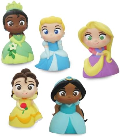 Disney Store Girl's Bath Set (Disney Princess) - Kids Bath Accessories with Beloved Disney Characters - Colorful and Fun Bath Time Essentials for Kids - Suitable for All Ages