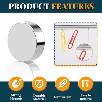 2000 Pack Small Magnets, 2x1mm Refrigerator Magnets Rare Earth Magnet Neodymium Magnet for Crafts, Whiteboard, Kitchen Cabinet