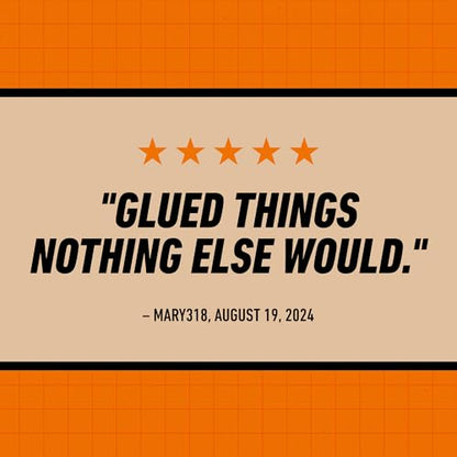 Gorilla Clear Glue, 5.75 Ounce Bottle (Pack of 2) - Crystal Clear, All Purpose, and Water Resistant