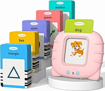 Toddler Learning Toys for 2 3 4 5 Year Old Girls, Autism Sensory Toys for Autistic Children, Speech Therapy Toys, 112 Cards - 224 Sight Words Talking Flash Cards