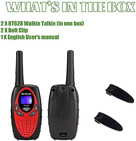 Retevis RT628 Walkie Talkies for Kids,Toys Gifts for 6-12 Years Old Boys Girls,Long Range 2 Way Radio 22CH VOX,Birthday Gift,Family Walkie Talkie for Camping Hiking Indoor Outdoor