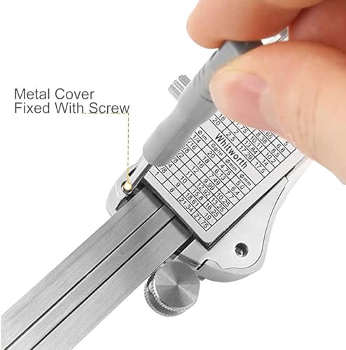 Digital Caliper, 6 inch Caliper Extreme Accuracy Measuring Tool with Stainless Steel, IP54 Waterproof Protection Design, Inch Metric Fraction Switch for Daily and Professional Use