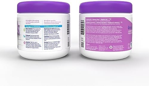 Bright Air 14 oz. Super Odor Eliminator, For Medium-Size Spaces, Lavender & Fresh Linen Scent, Case of 6, Odor Eliminator & Air Freshener, Natural Essential Oils, Lasts Up to 90 Days Each