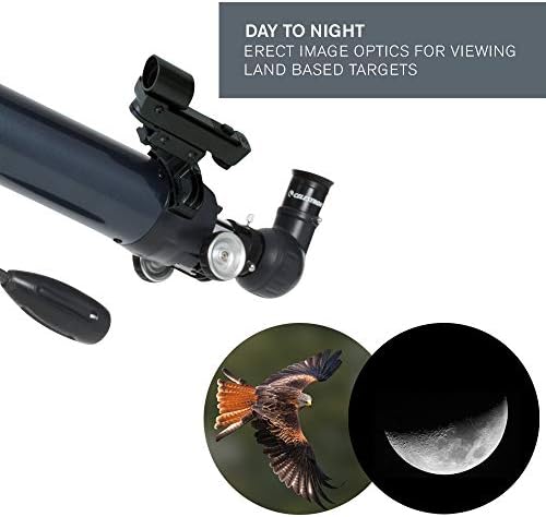 Celestron – AstroMaster 70AZ Telescope – Refractor Telescope – Fully-Coated Glass Optics – Adjustable-Height Tripod – Bonus Astronomy Software Package
