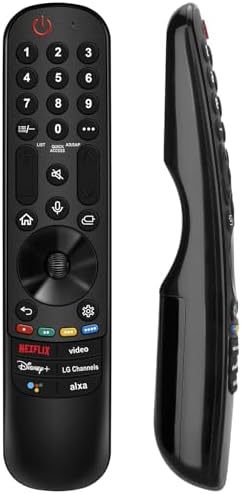 Replacement for LG TV Remote, for All 2019-2024 LG Remote Control for Smart TVs, for Magic MR20/21/22/23/24GA with Voice and Pointer Function. 1-Year Warranty.