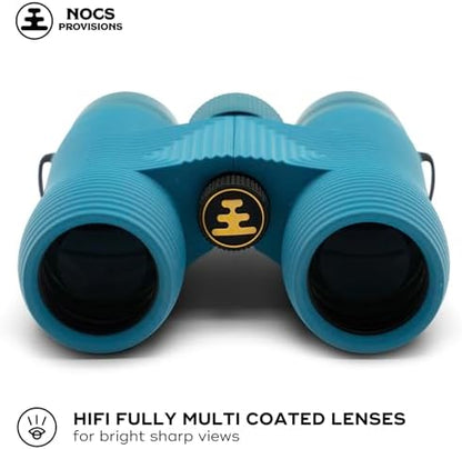 Nocs Provisions Field Issue Compact 8x32 Waterproof Binoculars, Shockproof, Fogproof, 8X Magnification, Bak4 Prism, Multi-Coated Lenses for Adults & Kids, Bird Watching, Hunting & Wildlife Viewing