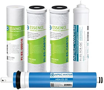 APEC ESSENCE Series 50 GPD Complete Replacement Filter For Undersink System(FILTER-MAX-ES50)