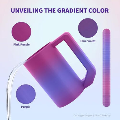 OVERTURE Rainbow PLA Filament 1.75mm, Neatly Wound 3D Printer Filament 1kg Spool (2.2lbs), Dimensional Accuracy +/- 0.02 mm, Fit Most FDM 3D Printers (Aurora Berry)