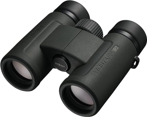 Nikon PROSTAFF P3 10x30 Binocular | Waterproof, fogproof, Rubber-Armored Compact Binocular, Wide Field of View & Long Eye Relief | Official Nikon USA Model