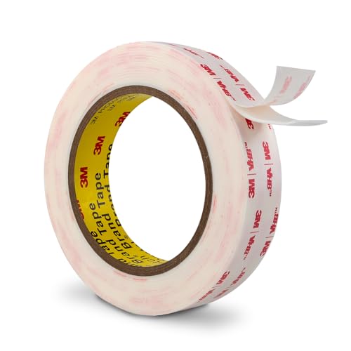 3M Double Sided Mounting Tape VHB 1''x15.4Ft 0.043in Thick White 4950 Heavy Duty Adhesive Waterproof Foam Tape for Car Home Office Deco