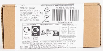 Amazon Basics 12-Pack 9V Alkaline Batteries, 5-Year Shelf Life - For Smoke/CO Detector, Electronics & Audio