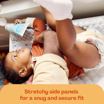 Hello Bello Premium Diapers Size 1, Balloon Buddies & Crosshatch Cuties Designs, 82ct Club Box