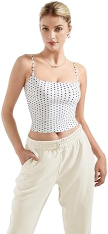 SUUKSESS Women Sexy Square Neck Tank Top Summer Y2K Going Out Basic Cami Shirt
