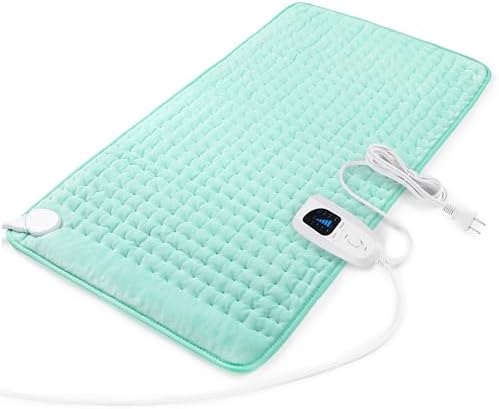 Heating Pad-Electric Heating Pads for Back,Neck,Abdomen,Moist Heated Pad for Shoulder,Knee,Hot Pad for Arms and Legs,Dry&Moist Heat & Auto Shut Off(Light Green, 33''×17'')