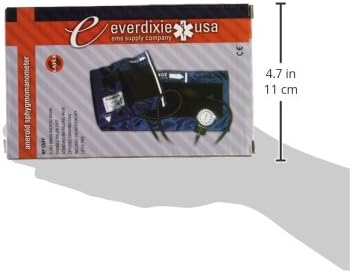 Dixie Ems Deluxe Aneroid Sphygmomanometer Blood Pressure Set W/ Adult Cuff, Carrying Case and Calibration Tool - Pink