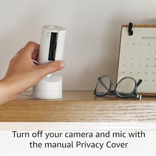 Ring Pan-Tilt Indoor Cam | See all around your home or business with 360° pan coverage, HD video, plus Two-Way Talk (2024 release) | White